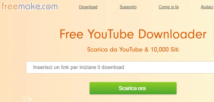 Freemake Video Youtube Downloader per scaricare video