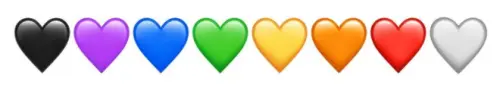 Cuori Whatsapp e colori ad ognuno un significato