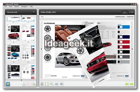 Flipping PDF Reader lettore pdf gratis per Windows