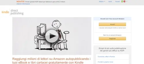 Come pubblicare un libro con Amazon
