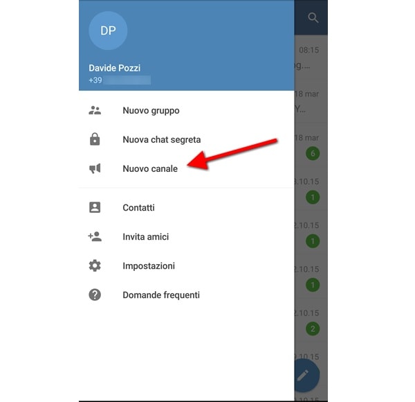 Come aprire un canale Telegram
