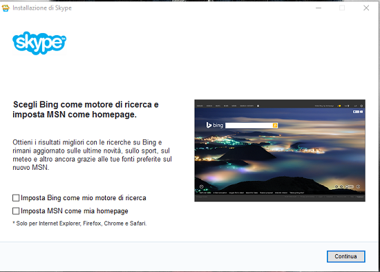 Come installare Skype su Windows