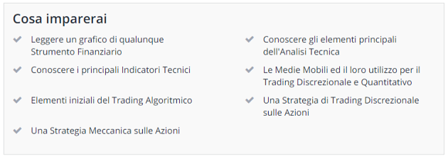 Corso di trading in azioni per principianti